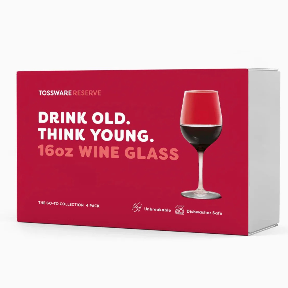 保特環保紅酒高腳杯16盎司禮盒(4入) TOSSWARE Reserve 16 oz Wine Glass 4 Pack
