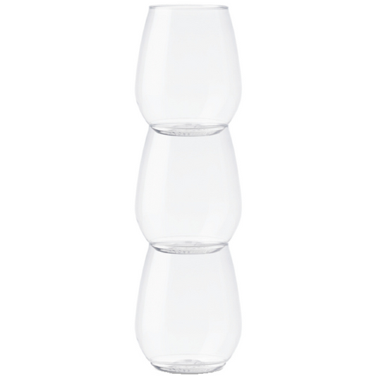 保特環保葡萄酒杯18盎司 塑膠無梗杯 一盒48入 Tossware 18oz Tumbler 3 Pack