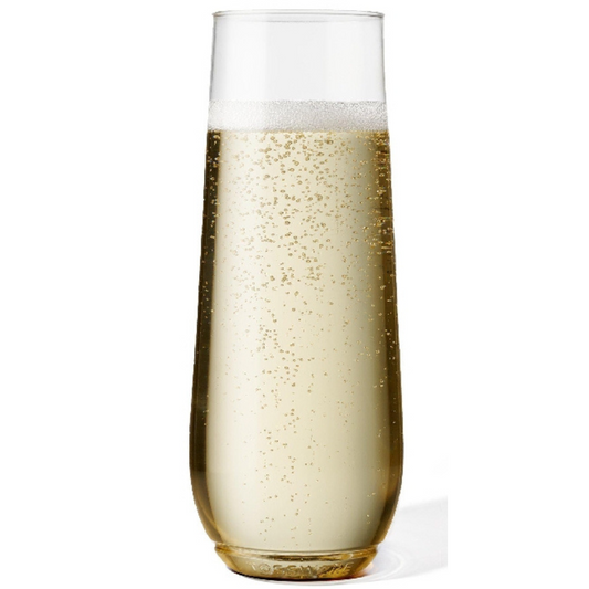 保特環保香檳杯9盎司 塑膠無梗杯 一盒48入 Tossware 9oz Flute 2 Pack