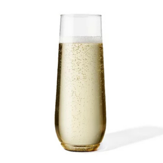 保特環保塑膠 香檳無梗杯6盎司 一盒12入 Tossware 6oz